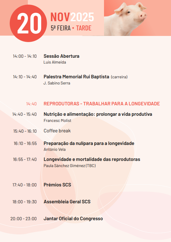 Programa XI SCS - dia 20 tarde